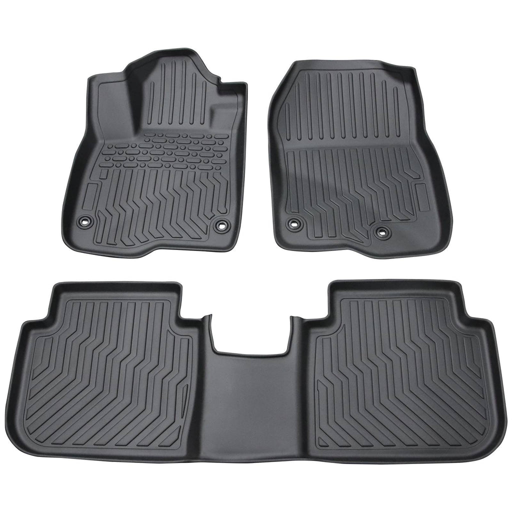 Car Floor Mats For 2023 CRV Hybrid Black All-Weather TPE Rubber Car Mats