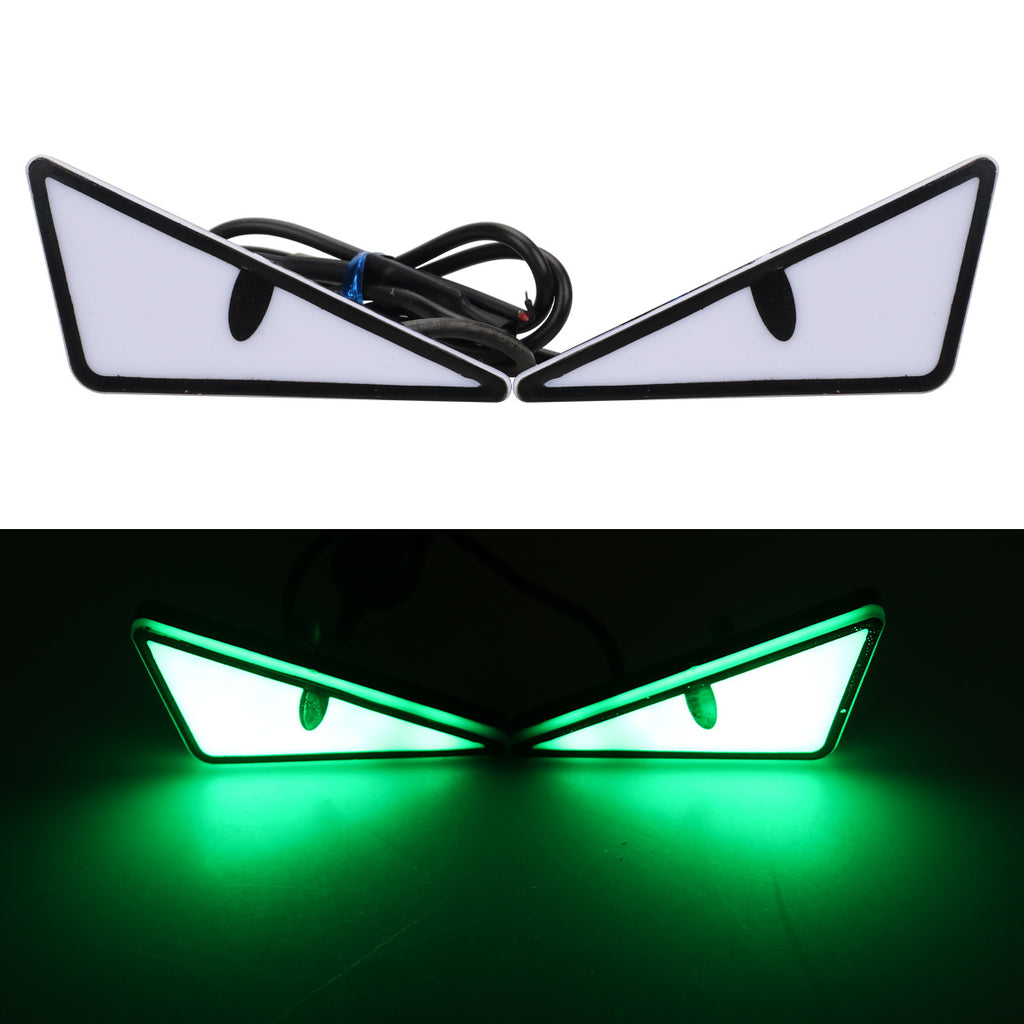 Triangle Eyes Modified General Motorcycle Decorative Accessories Car Lights