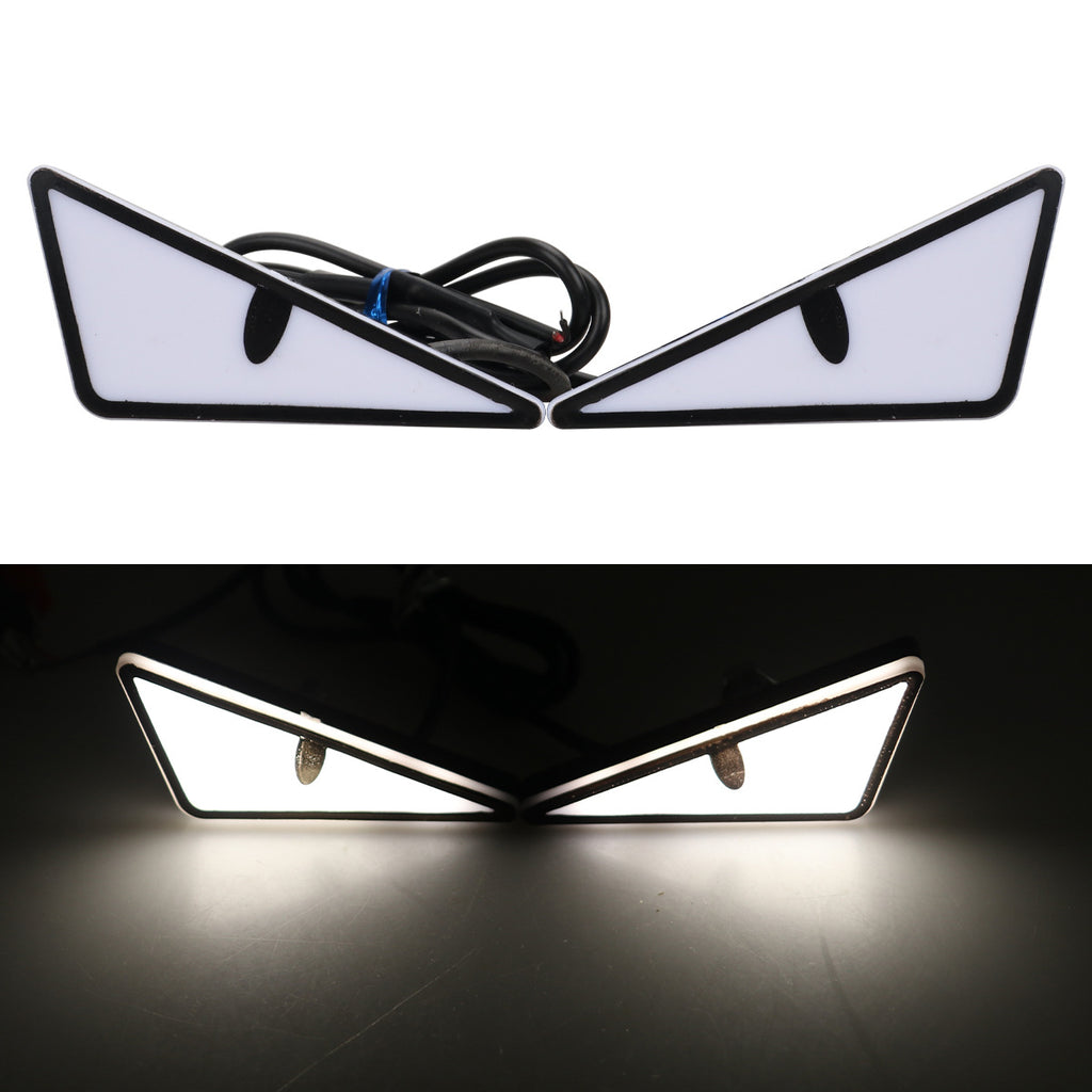 Triangle Eyes Modified General Motorcycle Decorative Accessories Car Lights